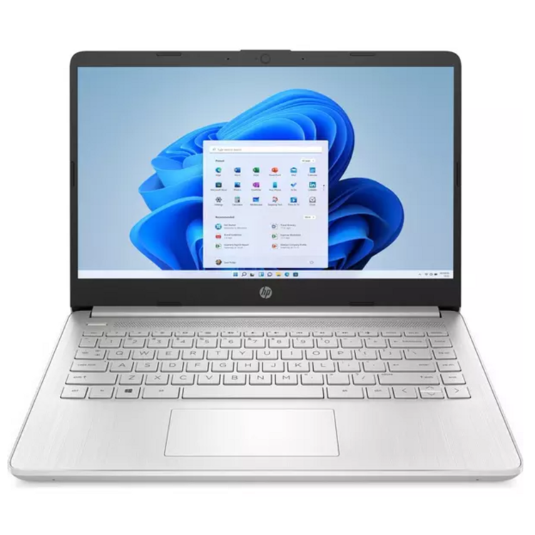 Refurbished HP 14S-DQ2XXX Intel Pentium Gold 7505 4GB RAM 128GB SSD 14 Inch Windows 11 Home Laptop