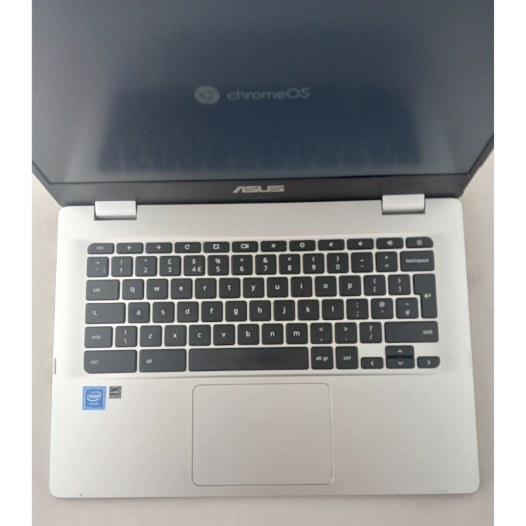 Refurbished ASUS C423NA 14 Intel Celeron N3350 4GB RAM 32GB SSD 14 Inch Chromebook