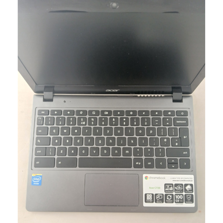 Refurbished Acer C720 Intel Celeron 2955u 2GB RAM 16GB SSD 11.6 Inch Chromebook