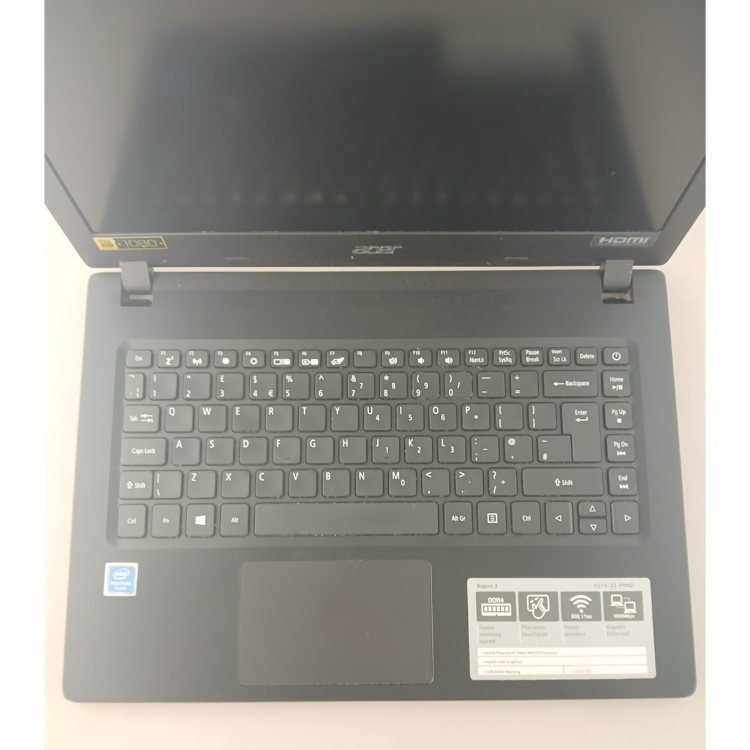 Refurbished Acer Aspire A314-32 Intel Pentium N5030 4GB RAM 128GB SSD 14 Inch Windows 10 Laptop