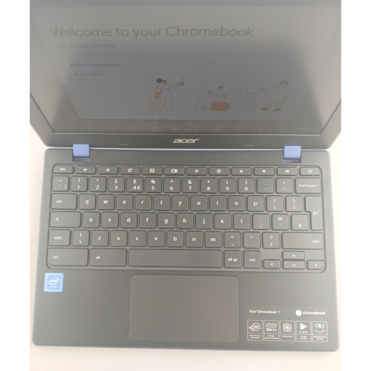 Refurbished Acer 11-CB311-8H Intel Celeron N3350 4GB RAM 32GB SSD 11.6 Inch Chromebook