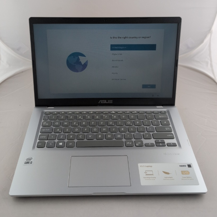 Refurbished ASUS Vivobook X415JA Core i3-1005G1 4GB RAM 128GB SSD 14 Inch Windows 11 Home Laptop