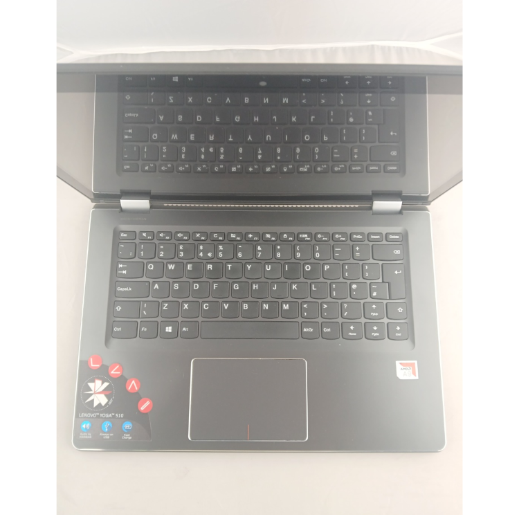 Refurbished Lenovo Yoga 510-14AST AMD A9-9410 4GB RAM 1TB HDD 14 Inch Windows 11 Touchscreen Convertible Laptop