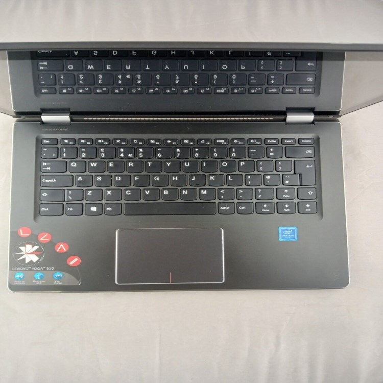 Refurbished Lenovo Yoga 510-14ISK Intel Pentium 4405U 4GB RAM 128GB SSD 14 Inch Windows 11 Touchscreen Convertible Laptop