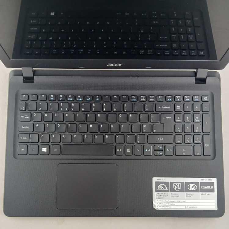 Refurbished Acer Aspire ES1-523 AMD E1-7010 4GB RAM 1TB HDD 15.6 Inch Windows 11 Laptop