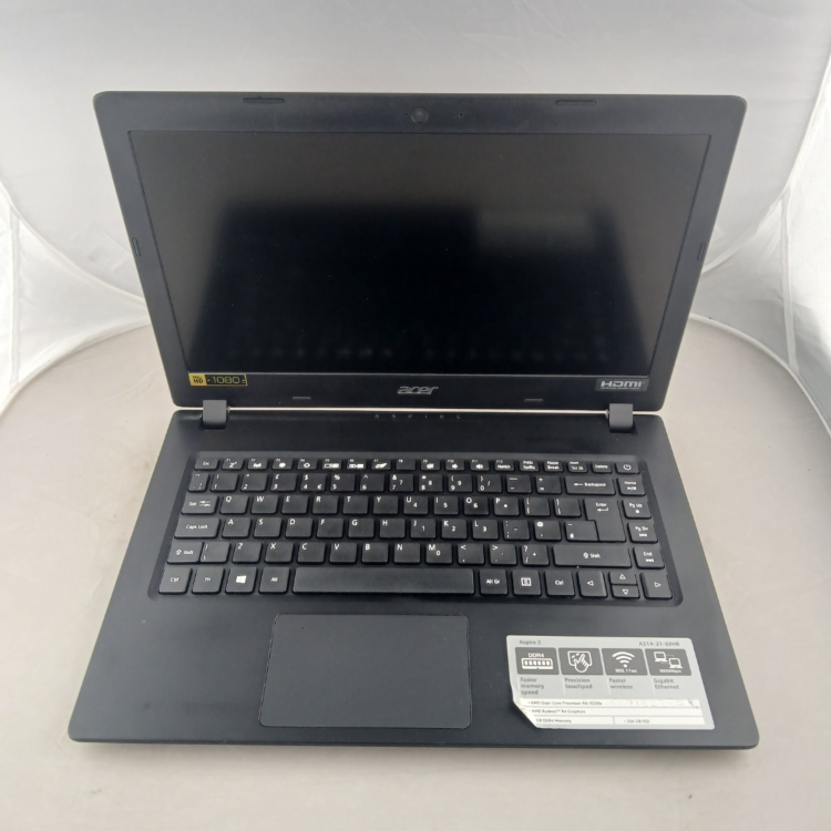 Refurbished Acer Aspire A314-21 AMD A6-9220E 4GB RAM 256GB SSD 14 Inch Windows 11 Laptop