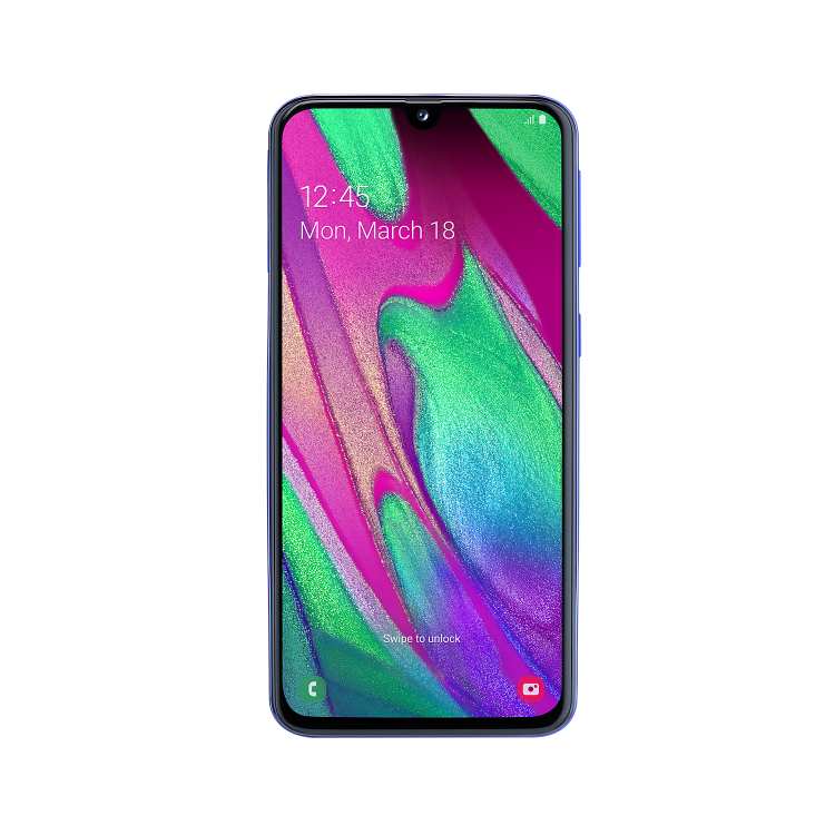 Grade A1 Samsung Galaxy A40 Blue 5.9" 64GB 4G Dual SIM Unlocked & SIM Free