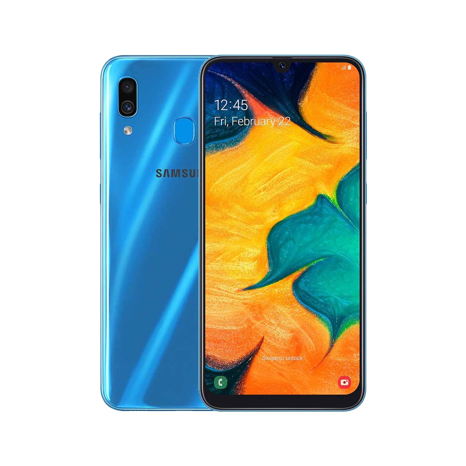 SIMフリー 本体 Galaxy A30 64 GB 168G2 ブルー Refurbished Samsung Galaxy A30 Blue 6.4