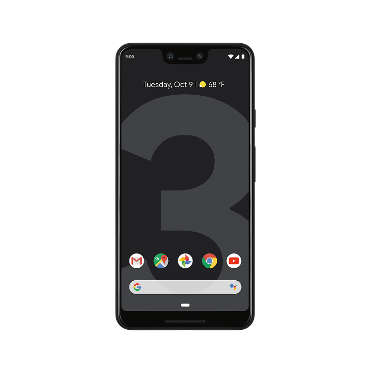 Grade A1 Google Pixel 3 XL Just Black 6.3" 128GB 4G Unlocked & SIM Free