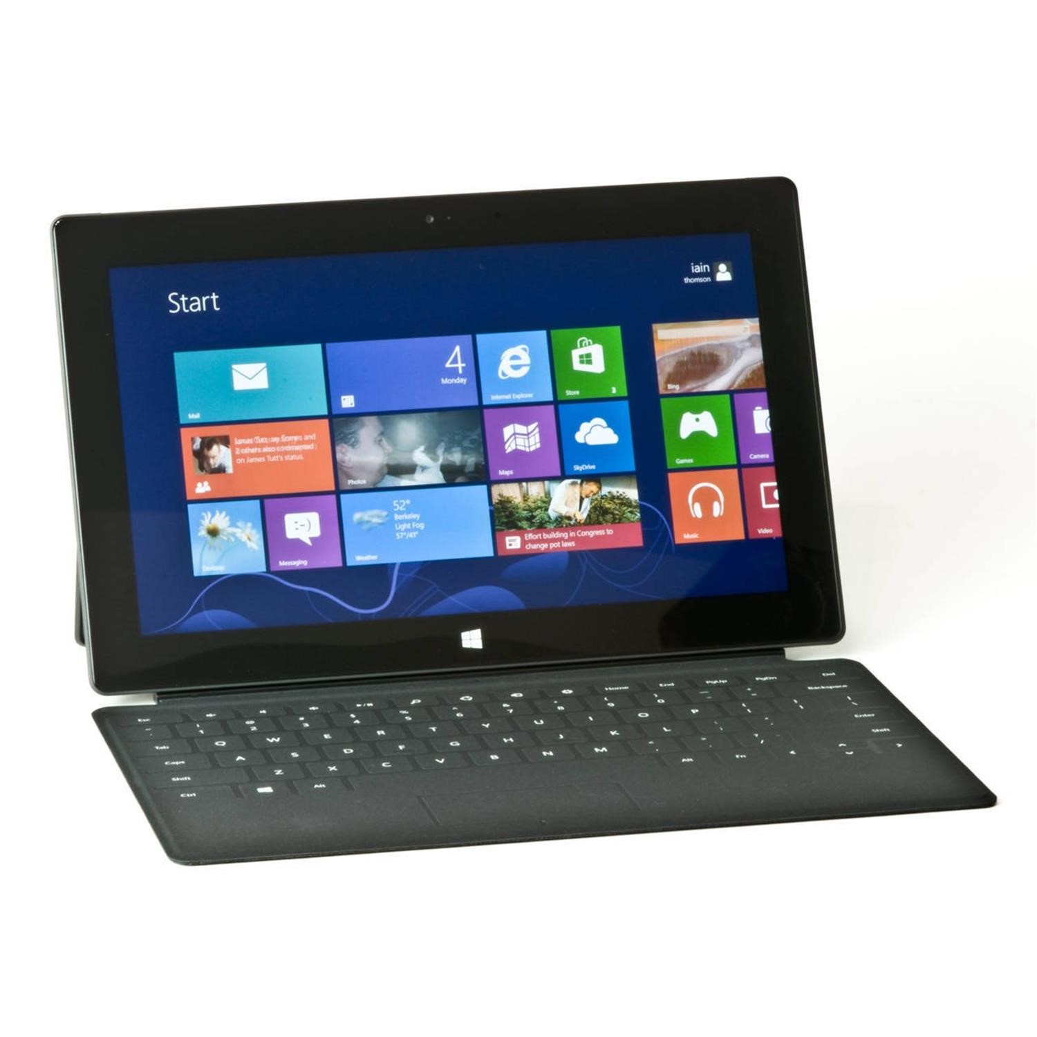 Microsoft Surface Pro, Model 1796, 2-in-1 Tablet Laptop (FJU-00001) Intel  Core i5, 4GB RAM, 128GB SSD, 12.3-in PixelSense Multi-Touch, Win10 Pro