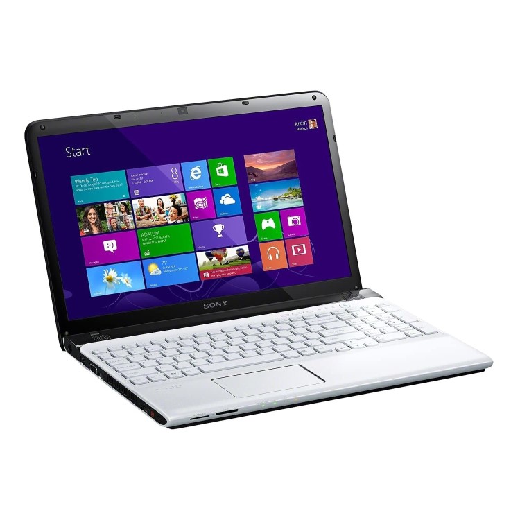 Refurbished SONY SVE1512M1EW  Core I5-3210 4GB 750GB 15.5 Inch DVD Windows 10 Laptop
