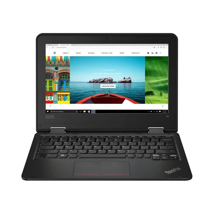 Refurbished Lenovo ThinkPad Yoga 11E 5TH Gen Intel Celeron N4120 8GB 128GB 11.6 Inch Windows 10 Laptop