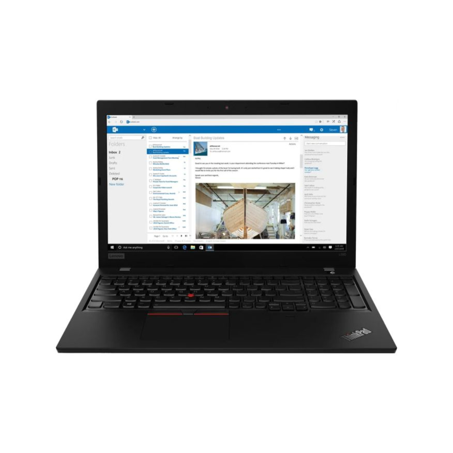 Refurbished Lenovo ThinkPad L590 Core i5-8265U 8GB 256GB 15.6 Inch