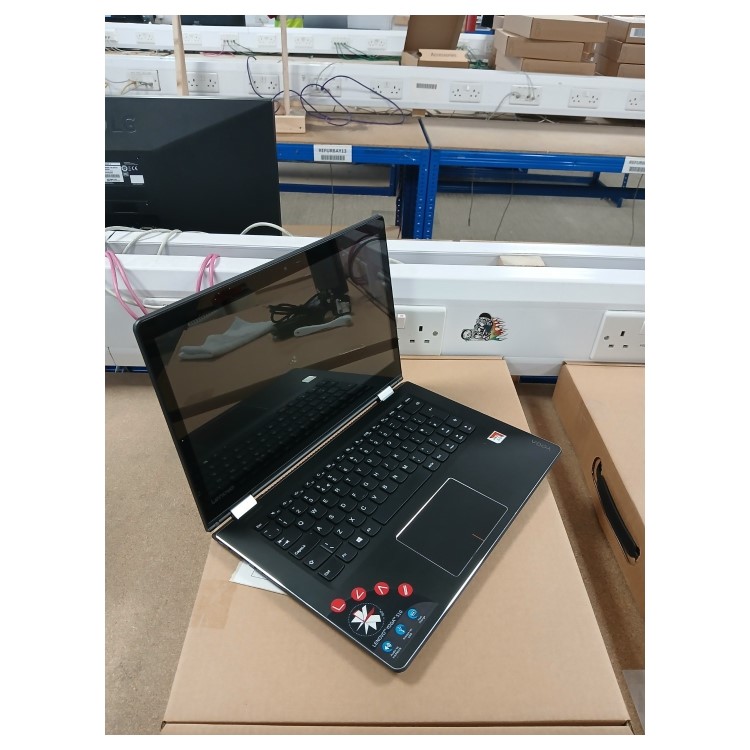 Refurbished Lenovo Yoga 510-14AST AMD A6-9210 4GB RAM 128GB SSD 14 Inch Windows 10 Convertible Laptop