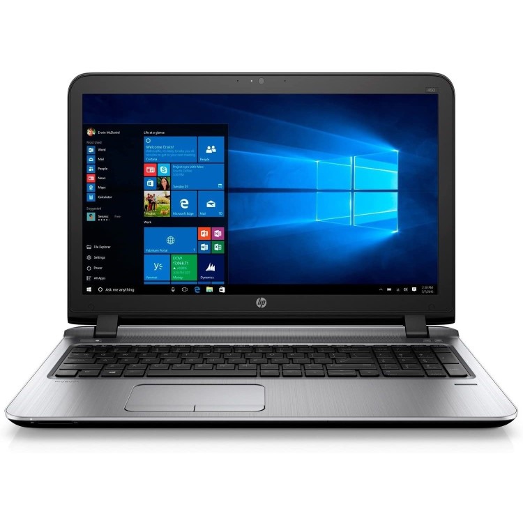Refurbished HP ProBook 450 G3 Core i5-6200U 4GB RAM 500GB HDD 15.6 Inch Windows 10 Laptop