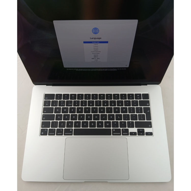 Refurbished Apple Macbook Air 15 Inch M3 8GB RAM 256GB SSD 2024 - Silver
