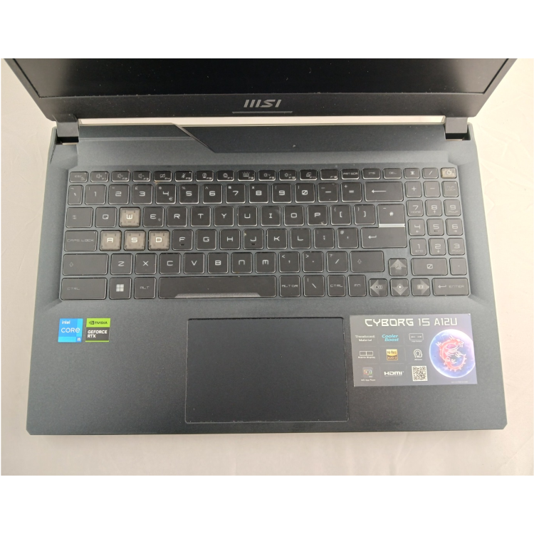 Refurbished MSI Cyborg 15 A12UDX Core i5-12450H 16GB RAM 512GB SSD 15.6 Inch Windows 11 Home Laptop