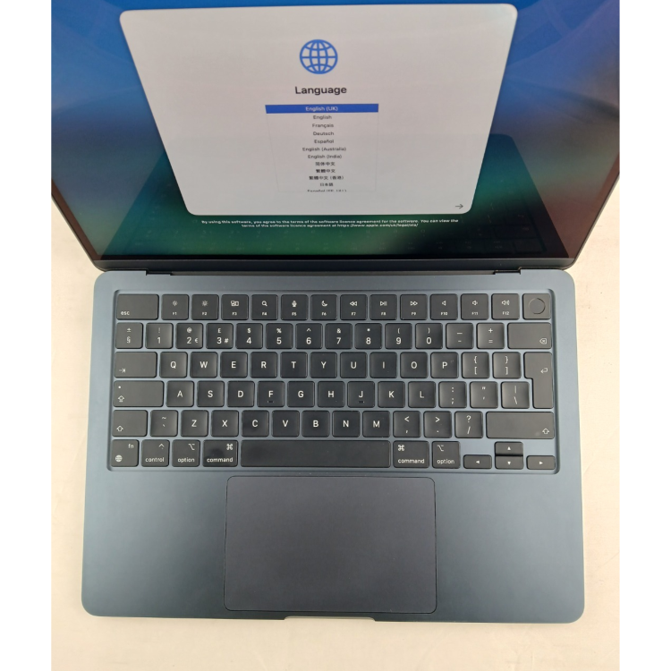 Refurbished Apple Macbook Air 13 Inch M2 8GB RAM 256GB SSD 2022