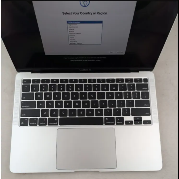 Refurbished Apple MacBook Air 13 Inch M1 8GB RAM 256GB SSD 2020 macOS Sequoia