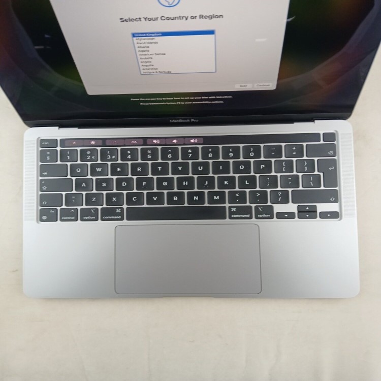 Refurbished Apple Macbook Pro 13 Inch M1 8GB RAM 256GB SSD 2020 macOS Sequoia