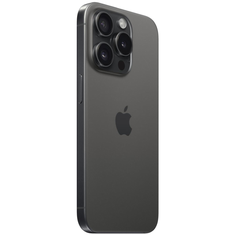 Refurbished Apple iPhone 15 Pro Black Titanium 6.1" 128GB 5G Unlocked & SIM Free Smartphone