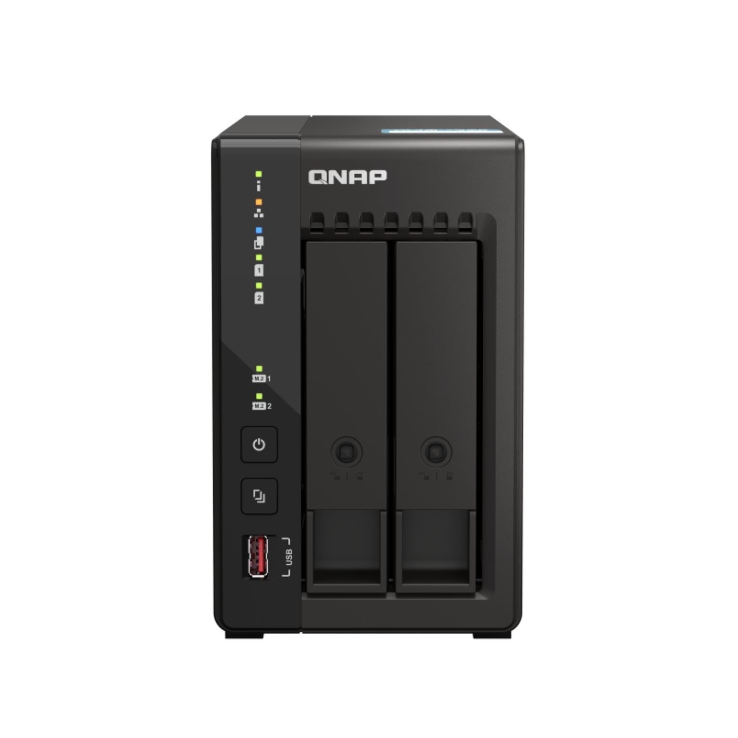 QNAP TS-253E 8GB RAM with 16TB Installed Storage 2 Bay SATA Desktop NAS ...