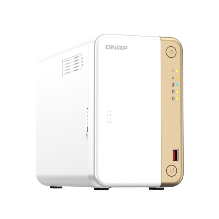 QNAP TS-262 4GB RAM with 16TB Installed Storage 2 Bay SATA Desktop NAS