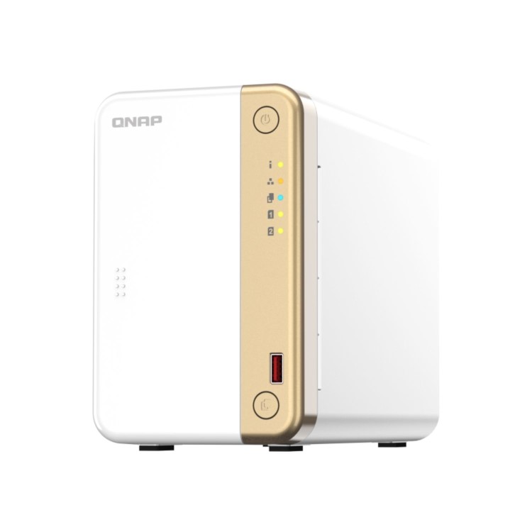 QNAP TS-262 4GB RAM with 16TB Installed Storage 2 Bay SATA Desktop NAS