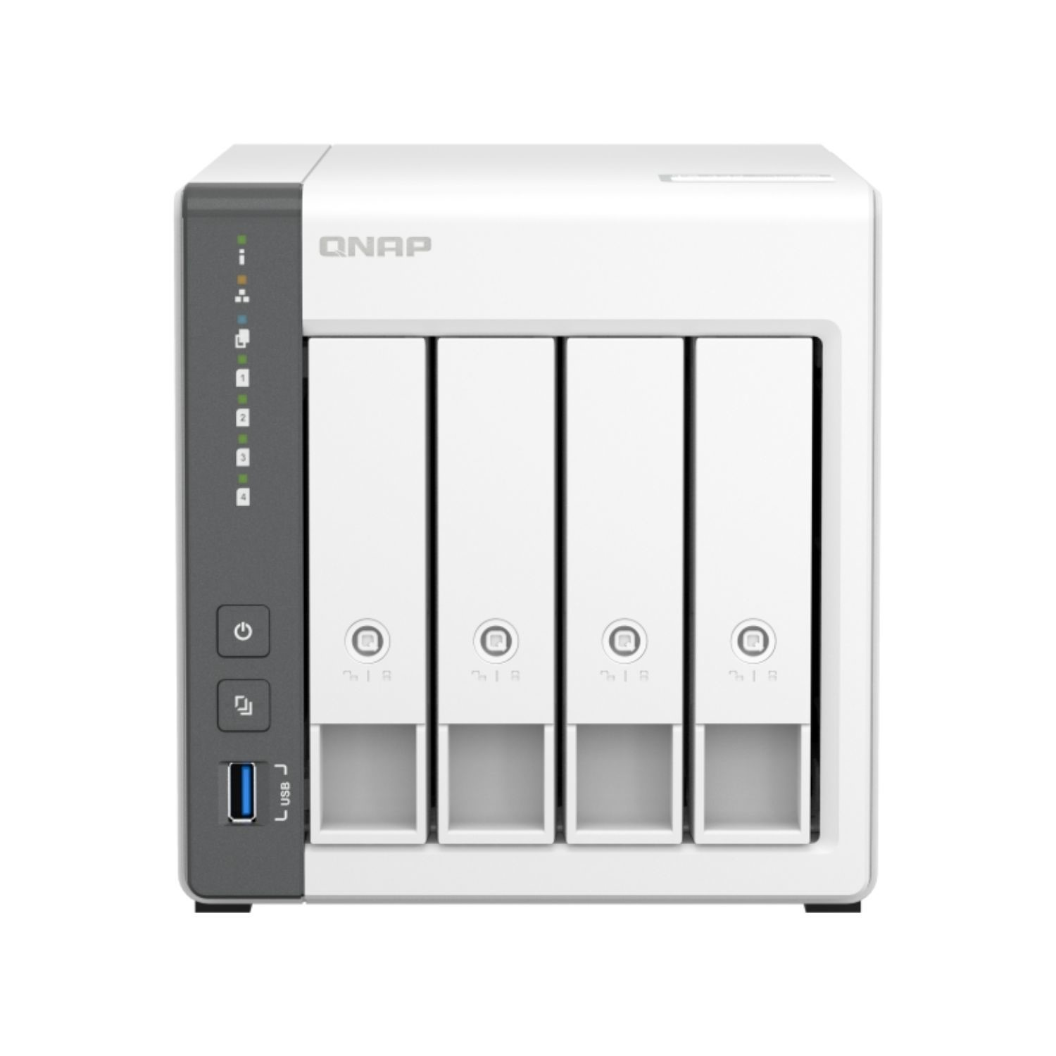 Qnap Ts-433-4G 4 Bay Nas White, Laptops Direct - TS-433-4G