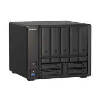 QNAP TS-h973AX 8GB RAM with 60TB Installed Storage 9 Bay SATA Desktop NAS Storage