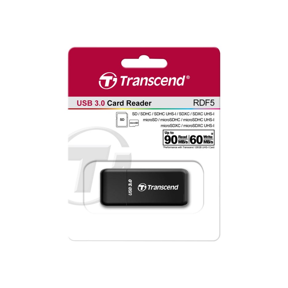 Transcend USB3.0 SD/MicroSD Card Reader - Laptops Direct
