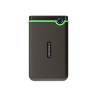 Transcend Slim StoreJet 25M3 2TB 2.5 Inch Portable External Hard Drive in Iron Grey 