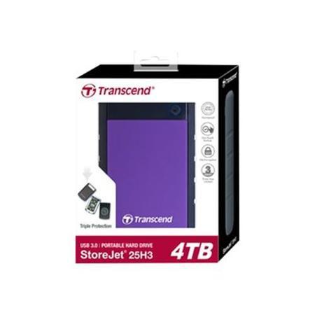 Transcend H3P StoreJet 4TB Mobile External Drive
