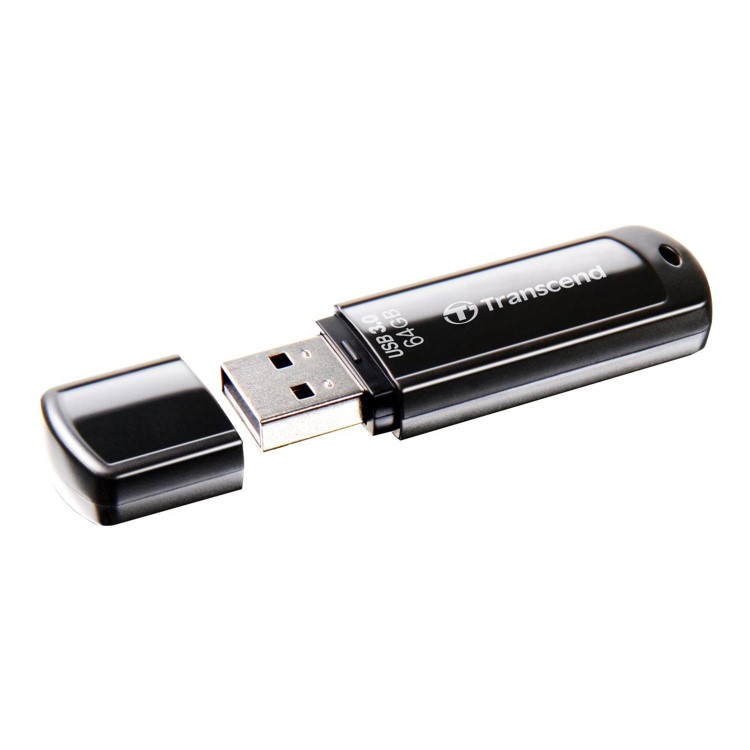 Transcend JF700 64GB USB 3.0 Flash Drive - Black