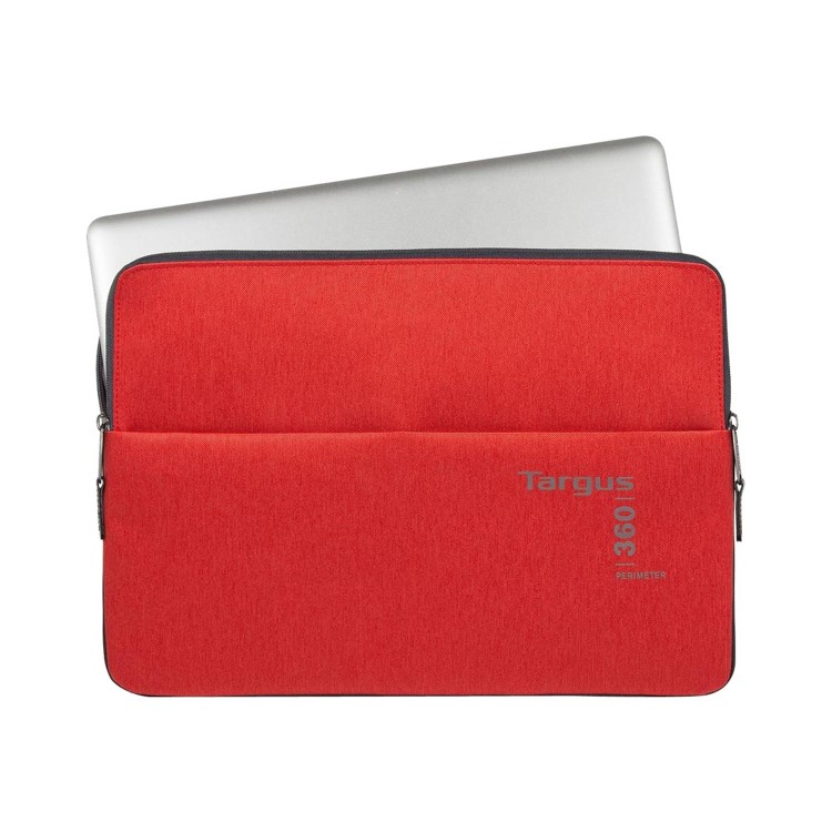 Targus 360 Perimeter Travel & Commuter Laptop Sleeve Protector for 15.6" in Red