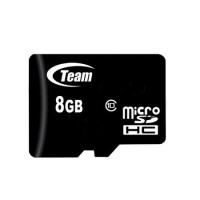 Team 8GB Micro SDHC Class 10 Flash Card with Adapter