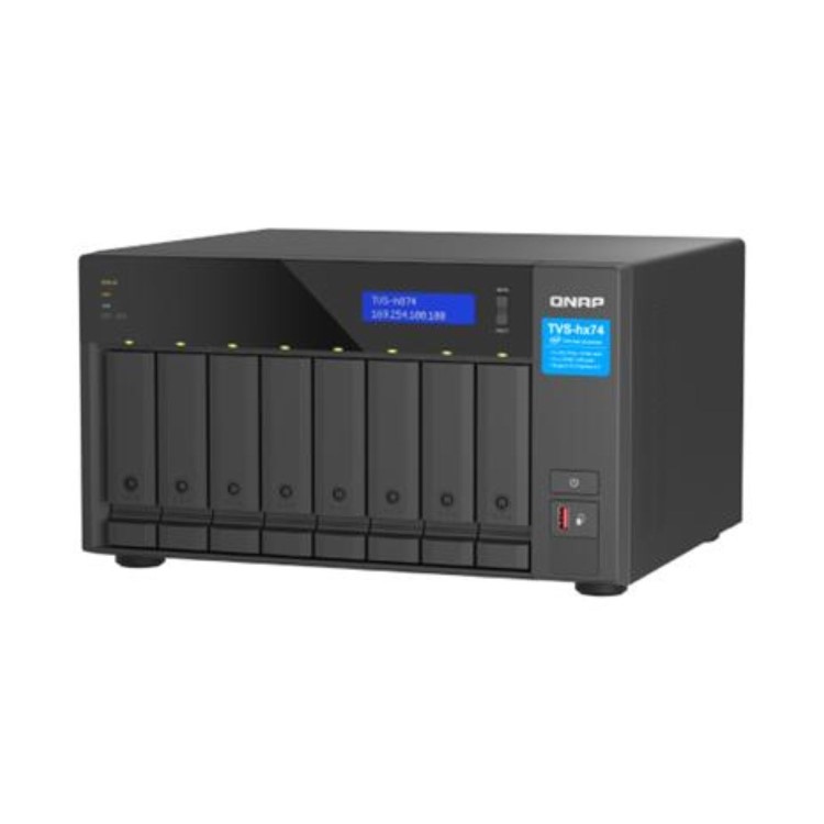 QNAP TVS-h874X NAS Tower Ethernet LAN Black