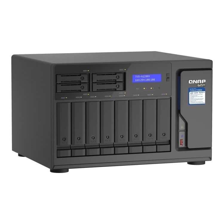 QNAP TVS-h1288X-W1250-16G 12 Bay Desktop NAS
