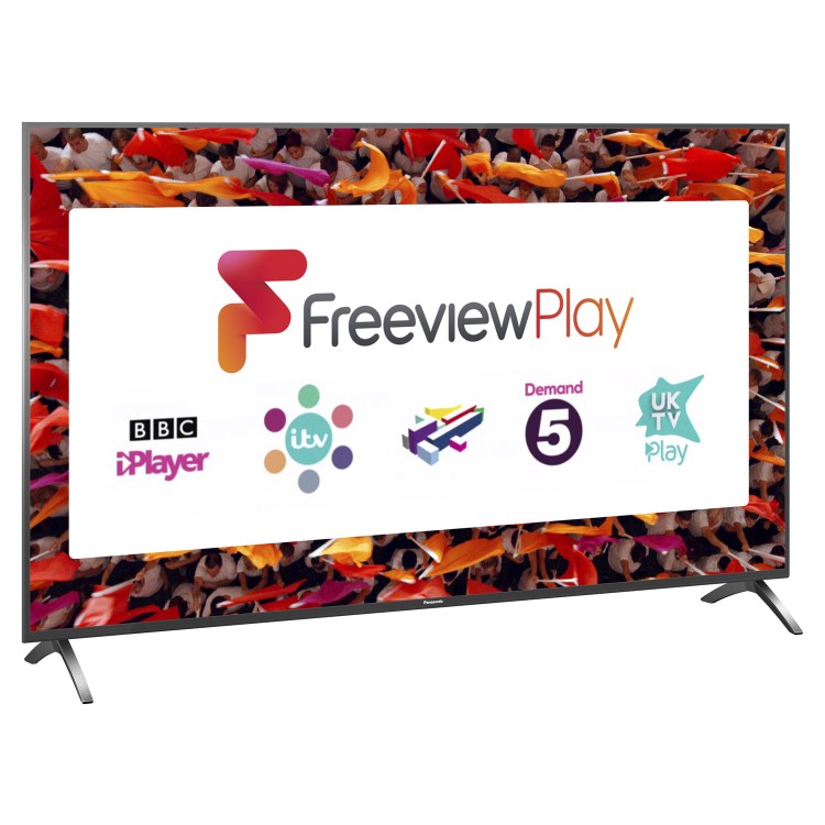 Refurbished Panasonic 55" 4K Ultra HD with HDR LED Freeview Play Smart TV
