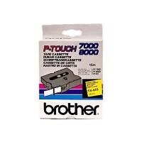 BROTHER PTOUCH 24MM YELLOW BLACK            BROTHER PTOUCH 24MM YELLOW BLACK
