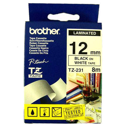 Brother TZ 231  laminated tape 1 rolls