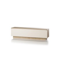 UK-CF Fusion 160CM AV Unit for up to 75" TVs - Oak/Cream