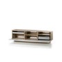 UK-CF Fusion 160CM AV Unit for up to 75" TVs - Oak/Cream
