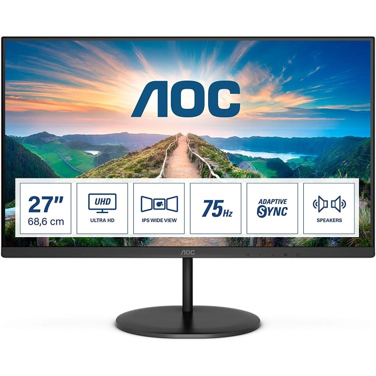 Refurbished AOC U27V4EA 27" 4K UHD IPS Monitor