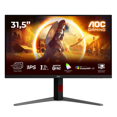 AOC G4 U32G4U 32" Fast IPS Dual Mode 4K UHD 160Hz Full HD 320Hz 0.5ms Gaming Monitor