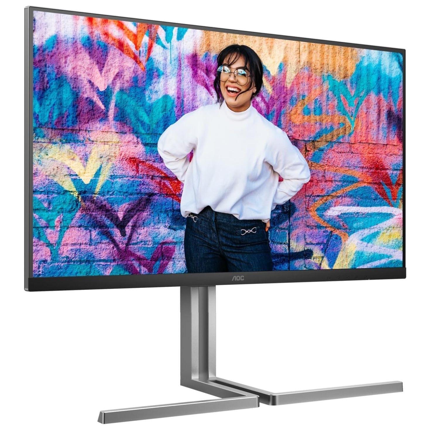 AOC Graphic Pro U32U3CV 32 IPS 4K 60Hz 4ms Height Adjustable Monitor