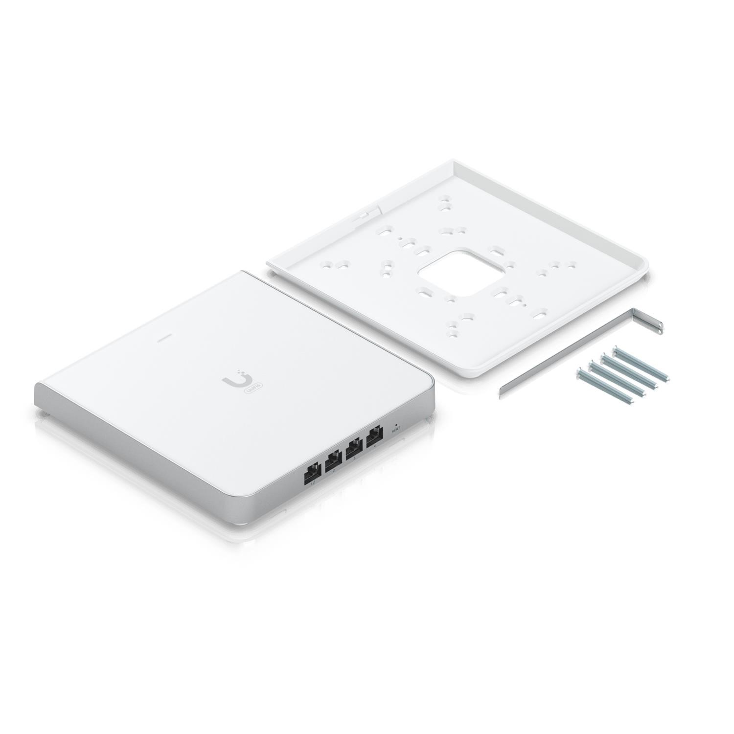 Ubiquiti Networks Unifi U6 Enterprise In-Wall Wifi 6 Tri-Band Access Point - U6-Enterprise-Iw White, Laptops Direct - U6-ENTERPRISE-IW