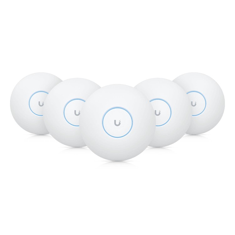 Ubiquiti U7-Pro UniFi Tri-Band Ceiling Mount WiFi 7 Access Point, Five Pack (9.3Gbps BE)