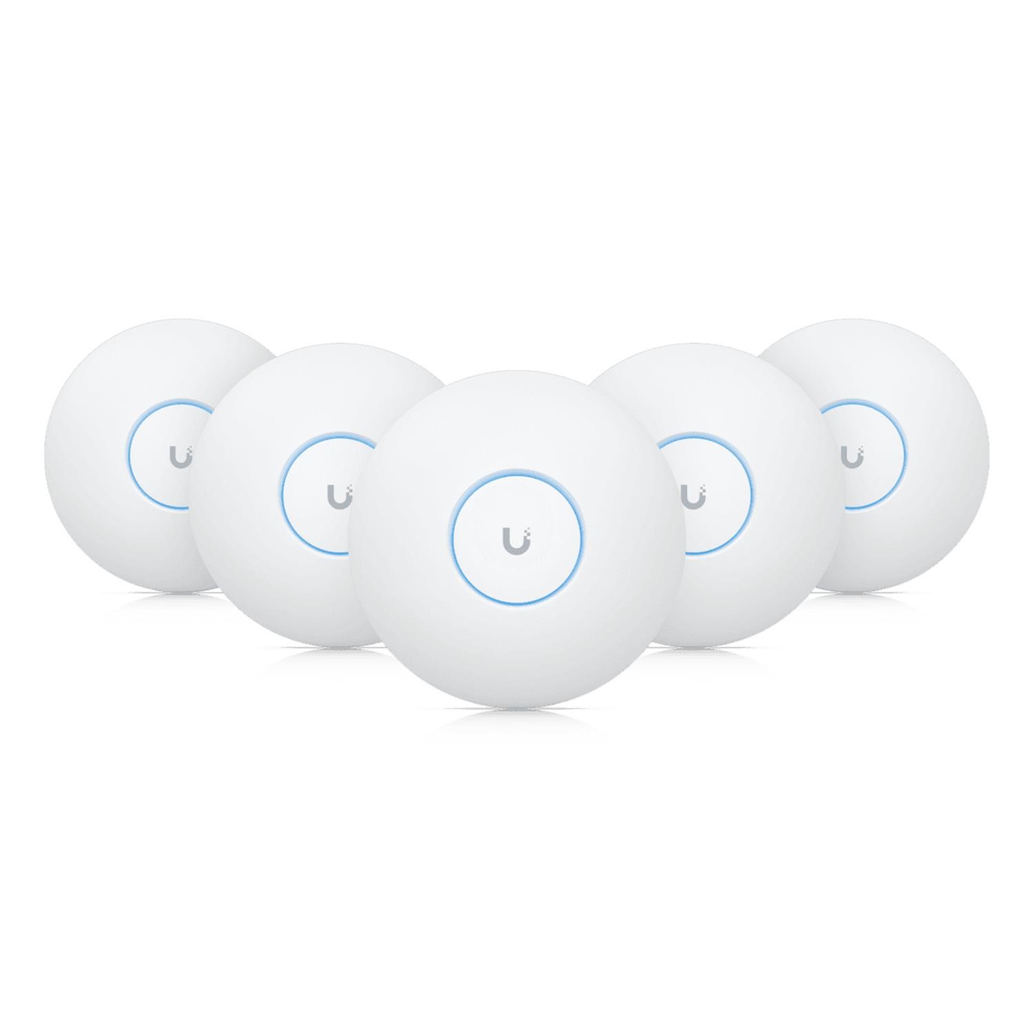 Ubiquiti U7-Pro Unifi Tri-Band Ceiling Mount Wifi 7 Access Point Five Pack (9.3GBps Be) White, Laptops Direct - U7-Pro-5