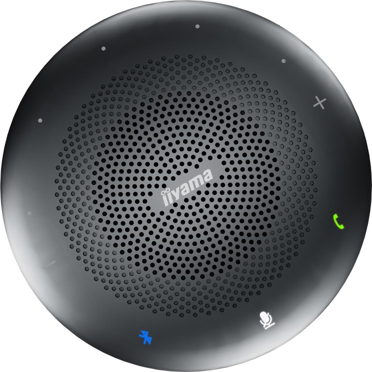 Iiyama UC SPK01M Bluetooth Speakerphone for Meeting Rooms Black
